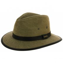 Chapeau Clarck Stetson Kaki - S - 54/55 cm - Coton - Chine
