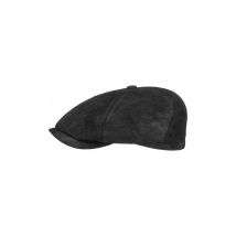 Casquette Lanesboro cuir Noir - Stetson - S - 54/55 cm - Cuir - Chine