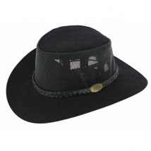Chapeau traveller Noir - Suede Breezer Explorer