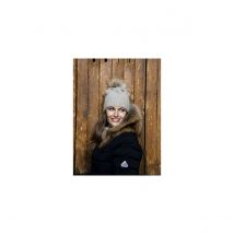 Bonnet Foxy Giulia Etoile Gris - Pipolaki - Taille unique - Laine - Italie