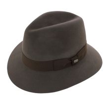Chapeau Traveller Scott Feutre Poil Marron - Crambes - S - 54/55 cm - Feutre poil - France