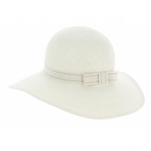 Capeline Panama Monique Ruban Blanc - 56 cm - Panama - France