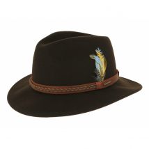 chapeau vitafelt Heath Marron - stetson - XXL - 62/63 cm - Vitafelt - Etats Unis d'Amérique