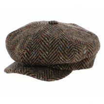 Casquette Irlandaise tweed Fingal - City Sport - City Sport - Declercq - Marron - 62 cm - laine vierge - Belgique