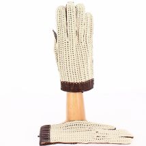 Gants de Conduite Cuir/Coton Marron - Glove Story