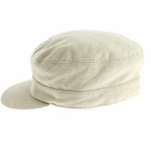 Casquette Cubaine Lin/Coton Beige - Traclet