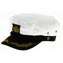 Casquette Marin Capt'aine Coton Blanc - Traclet - 58 cm - Coton - Chine