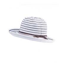 Chapeau Breton Blanc/Noir Emthunzini Hats - Taille unique - Polyester - Chine