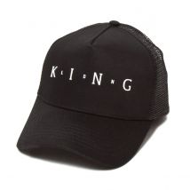 Casquette Trucker Aldgate Noire King Apparel - Taille unique - Coton/Polyester - Chine