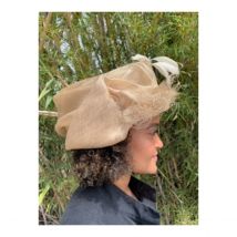 Chapeau de Cérémonie Enora Paille Traclet