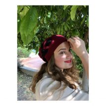 Béret été Elipsse Coton Bordeaux - BeBeret - Taille unique - Coton - Europe