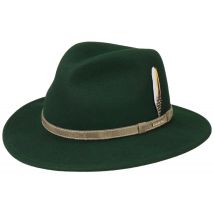 Chapeau Traveller Hammond Vert - Stetson - M - 56/57 cm - Vitafelt - Etats Unis d'Amérique