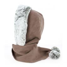 Capuche Norell Polaire Fausse Fourrure Noisette Traclet - Taille unique - Polyester - Europe