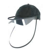Casquette avec visiere de protection