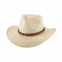 Chapeau Traveller Magic Island Paille Naturelle Bullhide - S - 54/55 cm - Paille - Colombie