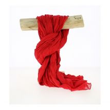 Chèche Torsade Coton Rouge - Traclet - Taille unique - Coton - Chine