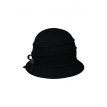 Chapeau Cloche Uopini Feutre Laine Noir Traclet - Taille unique - Feutre Laine - Italie