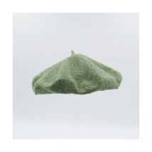 Béret Été Vert Amande Coton Soie/Lin - Le Béret Français - Taille unique - coton/polyamide/acrylique/soie/lin/autres fibres - France