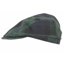 Casquette Plate Malines millerain Imperméable - City Sport - Jaxon Hats - Bleu/Vert - XL - 60/61 cm - Coton - Belgique