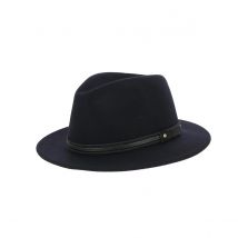 Chapeau Traveller Hamilton Feutre Laine marine - Crambes - XXL - 62/63 cm - Feutre laine - France