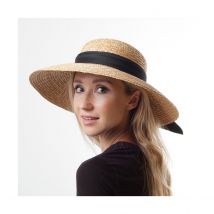 Chapeau Canotier en Paille Milan - Taille unique - Paille - Chine