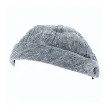 Bonnet Docker Cooper Lin Bleu Océan - MTM - 57 cm - Lin - Europe