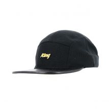 Casquette Snapback Golden Noir - King Apparel - Taille unique - acrylique Polyester polyuthérane laine - Chine