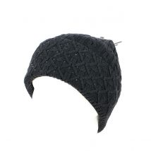 Bonnet Louise Strass Noir - Herman - Taille unique - polyester polyamide acrylique laine - Chine