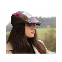 Casquette plate patchwork hiver - Hanna hats - L - 58/59 cm - Laine - Irlande