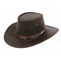 Chapeau Cuir Australien Wallaroo Oil - Jacaru - S - 54/55 cm - Cuir - Australie