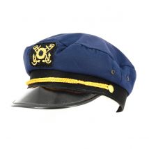 Casquette de Marin Magellan Bleu Marine - Traclet - Taille unique - Polyester/3Coton - Europe
