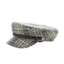 Casquette Marin Fiddler Gris/Lion Laine - Brixton - 58 cm - polyester laine - Chine