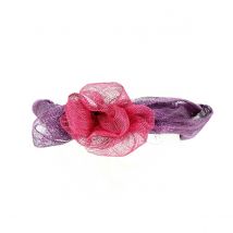 Bandeau de Cérémonie Violet/Rose - Traclet - Taille unique - fibres naturelles - France