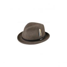 Chapeau Player Trinity Vitafelt Marron - Stetson - 57 cm - Feutre laine - Etats Unis d'Amérique