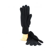 Gants en laine noir - Traclet - Taille unique - Polyamide - Italie