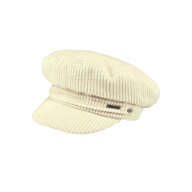 Casquette gavroche Le Paty velours blanche - Barts - S/M - Doublure Polyestère/polyamide - Chine