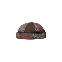 Bonnet Docker Vangordon Patchwork - Stetson - S - 54/55 cm - laine,coton /polyester,lin /soie/polyamide - Bulgarie