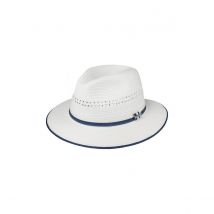 Chapeau Fedora Alfa Blanc Viscose - Stetson - S - 54/55 cm - Viscose - Canada