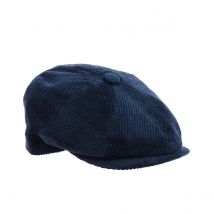 Casquette Hatteras Jerry Velours Côtelé Marine - Traclet