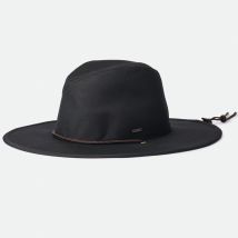 Chapeau Traveller Field Polyester Noir - Brixton - 56 cm - Polyestère - Chine