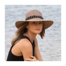 Capeline Monroe Poppy Monochrome Fibres Naturelles Marron House of Ord - Rigon Headwear - 57-59 cm - fibres naturelles/polyester - Chine