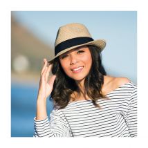 Chapeau Trilby Harley Polyester Beige - HOUSE OF ORD - CAPE TOWN - 57-59 cm - polyester - Chine