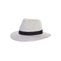 Chapeau Beau Fibres Naturelles Blanc/Noir - House Of Ord