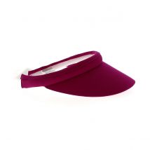 Casquette Visière Sylvie Coton Rose Fushia - Traclet