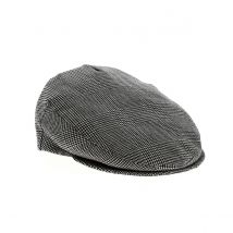 Casquette Plate à Carreaux Paga Coton - Flechet - 61 cm - Coton - Italie