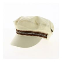 Casquette Marin Micq Coton Blanc crème - Traclet