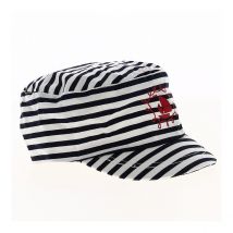 Casquette Cubaine Enfant Mory à Rayures Marine - Traclet