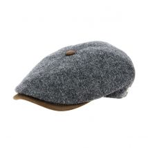 Casquette Plate Laurent laine grise - FLECHET - Flechet - Gris - 60 cm - Coton - Italie