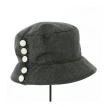 Bob Femme Oly Lin Gris Anthracite - Alfonso d'Este - Taille unique - Lin - Italie