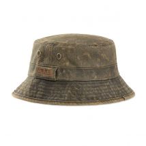 Chapeau Bob Coton Délavé - Von Dutch - Von Dutch - Beige - M - 56/57 cm - 6Coton /Polyester/Polyuréthane - Chine